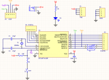 development board electronic circuit