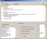 CharStat running on Windows XP